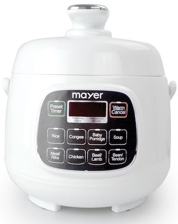 4-Mayer MMPC1650 Mini Pressure Cooker