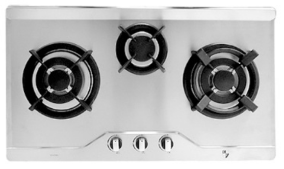 4-Triple Ring Built-In Hob by EF Kitchen