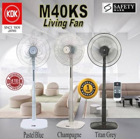 1-KDK M40KS STAND FAN WITH REMOTE CONTROL