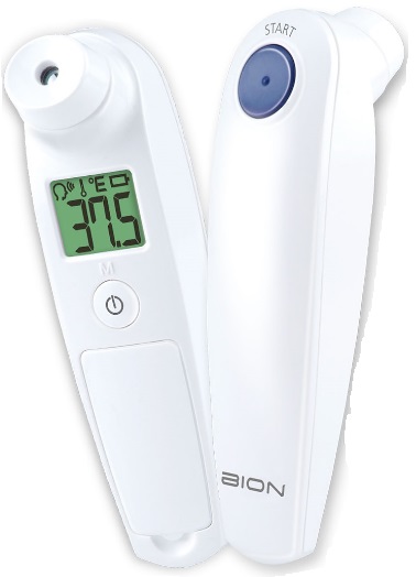 2-BION 2-in-1 Non-Contact Temple Thermometer HB500