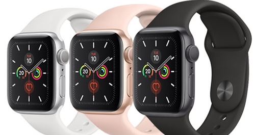 1-Apple Watch Series 3 - 5 (GPS) Sport Band Smartwatch
